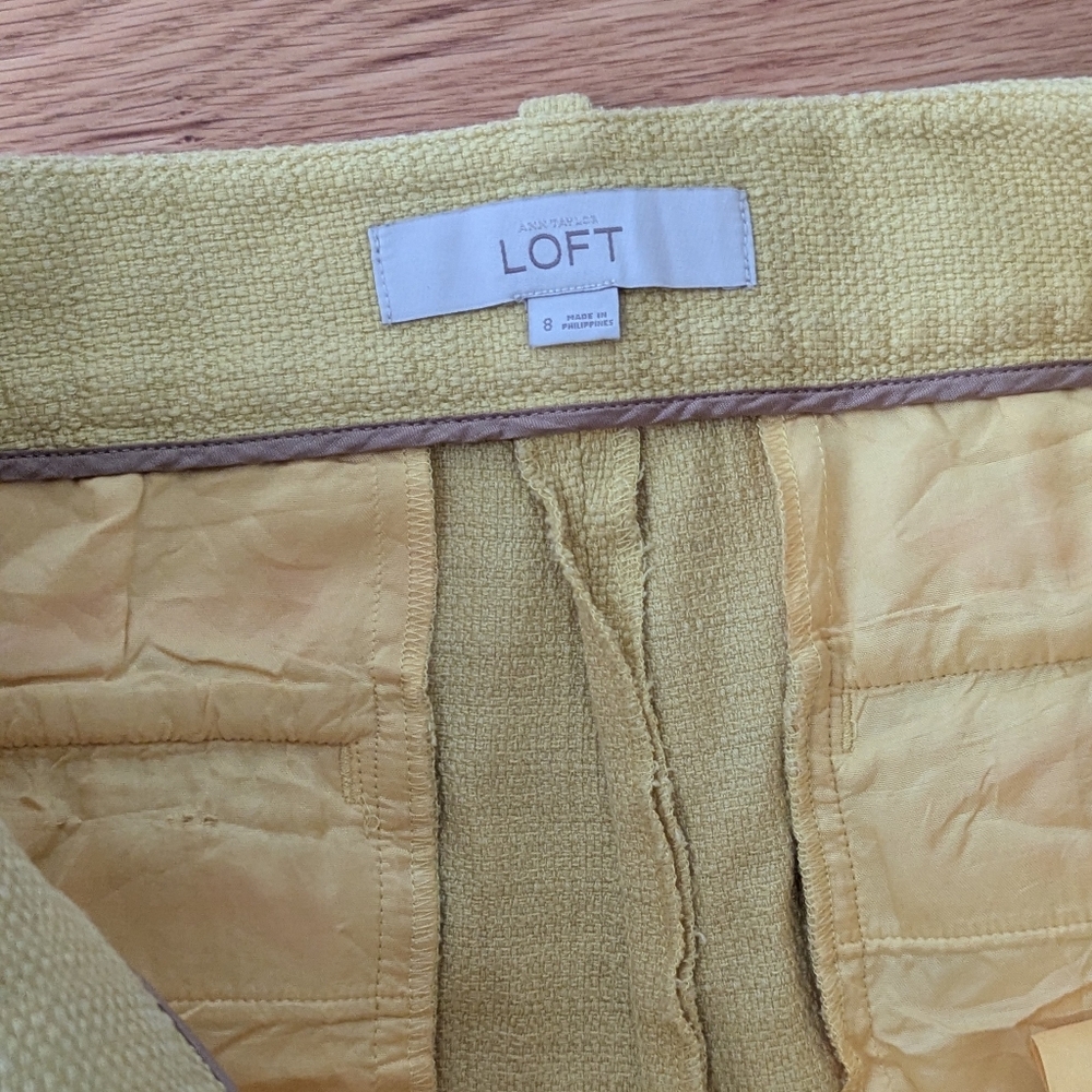Loft Riviera Butter Yellow Shorts - Picture 2 of 5
